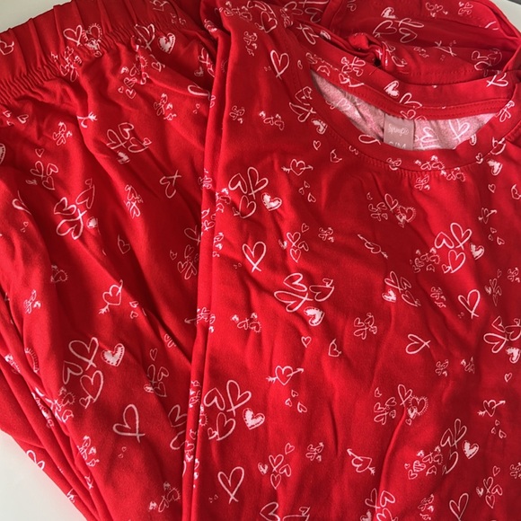 Drawn hearts pajama set - Picture 5 of 5